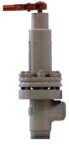 Клапан угловой запорный сальниковый под приварку ручной 13лс63нж DN 80 РN 40,0 МПа ХЛ1, корпус ст. 18ХГ, класс герметичности «С» по ГОСТ 9544-2015