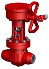 Задвижка запорная под приварку с коническим редуктором 880-250-КЗ DN 250 PN 37,3 МПа Т280 °С, корпус ст. 15ГС