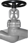 Клапан запорный сильфонный под приварку ручной 15с66нж DN 80 PN 1,6 МПа У1, корпус ст. 25Л, класс герметичности «А» по ГОСТ 9544-2015