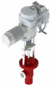 Клапан регулирующий под приварку с электроприводом (МЭП-25000/100-50-У-99) 10с-5-4Э DN 50 PN 17,0 МПа Т350 °С, корпус ст. 20