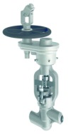 Клапан (вентиль) запорный под приварку с цилиндрическим редуктором 1052-65-ЦЗ DN 65 PN 23,5 МПа Т250 °С, корпус ст. 20
