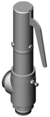 Клапан предохранительный цапковый 15с-1-1 DN 25 PN 1,0 МПа Т200 °С, корпус ст. 20