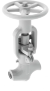 Клапан (вентиль) запорный под приварку ручной 1052-65-0 DN 65 PN 23,5 МПа Т250 °С, корпус ст. 20