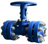 Задвижка клиновая с выдвижным шпинделем фланцевая ручная 31с45нж DN 50 PN 25,0 МПа У1, корпус ст. 20Л, класс герметичности «А» по ГОСТ 9544-2015