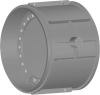 Клапан обратный поворотный с демпфером под приварку 19с20р DN 1000 PN 2,5 МПа У1, корпус ст. 20