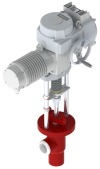 Клапан регулирующий под приварку с электроприводом (МТ 52400.0-0J7QE/04) 1464-40-Э DN 40 PN 37,3 МПа Т280 °С, корпус ст. 20