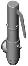 Клапан предохранительный цапковый 17с-1-2 DN 32 PN 1,0 МПа Т250 °С, корпус ст. 20