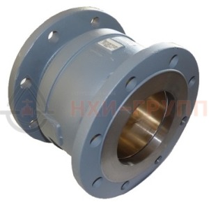 Обратный клапан поворотный фланцевый 19с16нж DN 350 PN 1,6 МПа У1, корпус ст. 20
