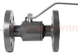 Кран шаровой разборный проходной полнопроходной фланцевый ручной КШ-Р.П.ПП.Ф.Р.НХИ.025.016.01.У DN 25 PN 1,6 МПа, корпус ст. 20, класс герметичности «А» по ГОСТ 9544-2015