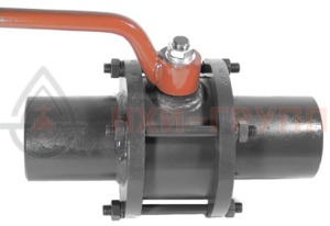 Кран шаровой разборный проходной полнопроходной под приварку ручной КШ-Р.П.ПП.П.Р.НХИ.065.016.01.У DN 65 PN 1,6 МПа, корпус ст. 20, класс герметичности «А» по ГОСТ 9544-2015