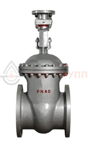 Клиновая задвижка литая с выдвижным шпинделем фланцевая под электропривод 30с915нж DN 150 PN 4 МПа У1, корпус ст. 20Л, класс герметичности «А» по ГОСТ 9544-2015