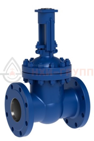 Клиновая задвижка литая с выдвижным шпинделем фланцевая под электропривод 30лс976нж DN 150 PN 6,3 МПа ХЛ1, корпус ст. 20ГЛ, класс герметичности «А» по ГОСТ 9544-2015