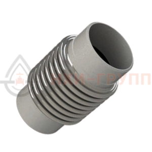 Многослойный компенсатор сильфонный осевой под приварку КСО 300-16-100 L=540 мм, сильфон AISI 321/12X18Н10Т, патрубки ст. 20