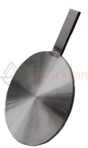 Заглушка с рукояткой З.Р. (I) ду 15 ру 1,6 МПа-20 Т-ММ-25-01-06-01