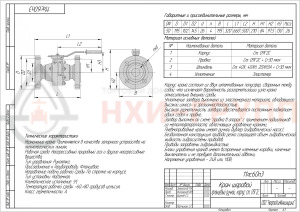 Кран шаровой полнопроходной фланцевый ручной 11лс60п3 DN 50 PN 8,0 МПа ХЛ1, корпус ст. 09Г2С, класс герметичности «А» по ГОСТ 9544-2015 (газ)