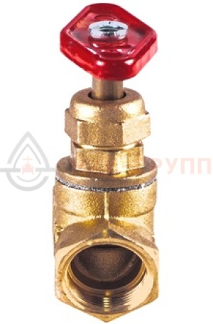 Запорный клапан сальниковый муфтовый ручной 15б3р DN 32 PN 1,6 МПа УХЛ4, корпус латунь, класс герметичности «А» по ГОСТ 9544-2015