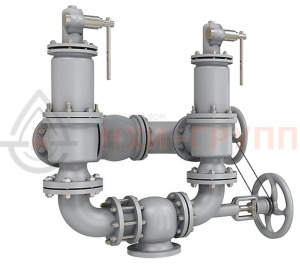 Блок предохранительных клапанов БПУ Р 100-63 У1 50с12нж2