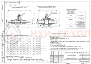 Шаровой кран разборный проходной полнопроходной штуцерно-ниппельный ручной КШ-Р.П.ПП.ШН.Р.НХИ.040.063.03.УХЛ1 DN 40 PN 6,3 МПа, корпус ст. 12Х18Н10Т, класс герметичности «А» по ГОСТ 9544-2015