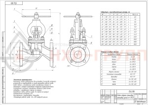 Запорный клапан сальниковый фланцевый ручной 15лс18п DN 100 PN 2,5 МПа ХЛ1, корпус ст. 09Г2С, класс герметичности «А» по ГОСТ 9544-2015
