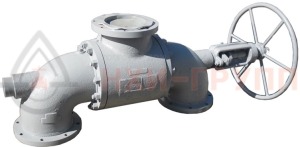 Переключающее устройство ПУ 100-16 23с16нж DN 100 PN 1,6 МПа У1, корпус ст. 20Л, класс герметичности «А» по ГОСТ 9544-2015