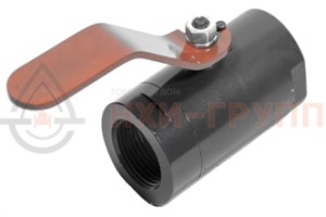 Шаровой кран разборный проходной полнопроходной муфтовый ручной КШ-Р.П.ПП.М.Р.НХИ.020.160.01.У DN 20 PN 16 МПа, корпус ст. 20, класс герметичности «А» по ГОСТ 9544-2015