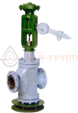 Регулятор давления фланцевый "после себя" нормально открытый 21с10нж DN 100 PN 1,6 МПа У1, корпус ст. 25Л