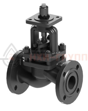 Запорный клапан сальниковый фланцевый под электропривод 15с965нж DN 150 PN 1,6 МПа У1, корпус ст. 25Л, класс герметичности «А» по ГОСТ 9544-2015