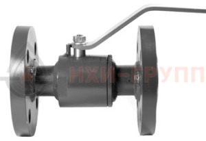 Шаровой кран разборный проходной полнопроходной фланцевый ручной КШ-Р.П.ПП.Ф.Р.НХИ.032.160.01.У DN 32 PN 16 МПа, корпус ст. 20, класс герметичности «А» по ГОСТ 9544-2015