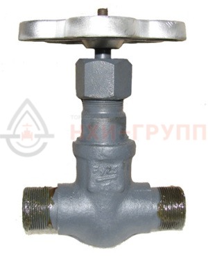 Запорный клапан сальниковый цапковый ручной 15с10п DN 15 PN 2,5 МПа У1, корпус ст. 25, класс герметичности «А» по ГОСТ 9544-2015