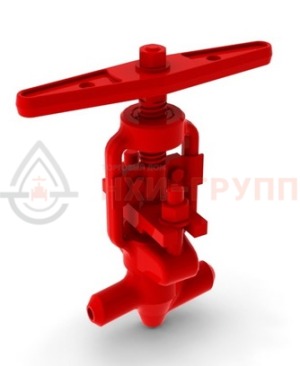 регулирующий клапан под приварку ручной 597-10-0а DN 10 PN 25,0 МПа Т545 °С, корпус ст. 12Х1МФ