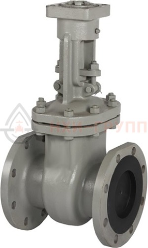 Клиновая задвижка литая с выдвижным шпинделем фланцевая под электропривод 30с915нж DN 300 PN 4 МПа У1, корпус ст. 20Л, класс герметичности «А» по ГОСТ 9544-2015