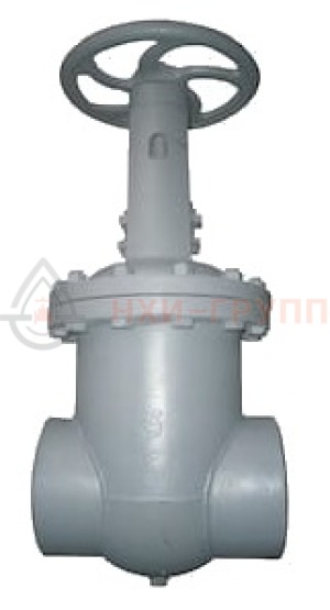 Клиновая задвижка штампосварная с выдвижным шпинделем под приварку ручная 30с65нж DN 80 PN 2,5 МПа У1, корпус ст. 20, класс герметичности «В» по ГОСТ 9544-2015