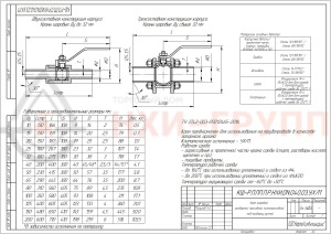Шаровой кран разборный проходной полнопроходной под приварку ручной КШ-Р.П.ПП.П.Р.НХИ.020.040.03.УХЛ1 DN 20 PN 4 МПа, корпус ст. 08Х18Н10, класс герметичности «А» по ГОСТ 9544-2015