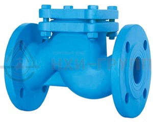 Клапан обратный подъемный фланцевый 16нж13нж1 DN 100 PN 4,0 МПа УХЛ1, корпус ст. 10Х17Н13М2ТЛ