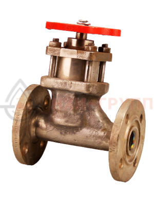 Запорный клапан сильфонный фланцевый ручной 15тн5п2м DN 25 PN 1,6 МПа УХЛ1, корпус ст. ВТ1-0, класс герметичности «А» по ГОСТ 9544-2015