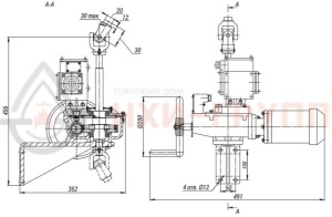 Колонковый электропривод 821-КЭ-0а