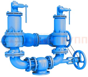 Блок предохранительных клапанов БПУ РС 50-63нж УХЛ1 50нж04нж3