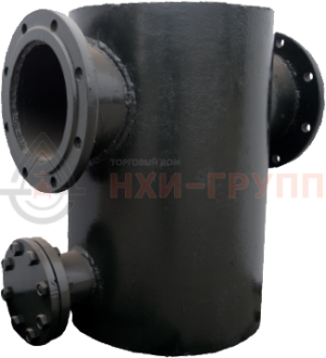 Грязевик вертикальный ТС - 567.00.000 - 04, DN 250 PN 16 кгс/см2 материал корпуса  -  сталь 09Г2С