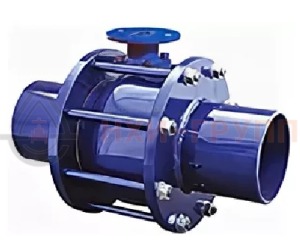 Шаровой кран разборный проходной неполнопроходной под приварку под электропривод КШ-Р.П.НП.П.ЭП.НХИ.065/050.025.02.ХЛ1 DN 65/50 PN 2,5 МПа, корпус ст. 09Г2С, класс герметичности «А» по ГОСТ 9544-2015