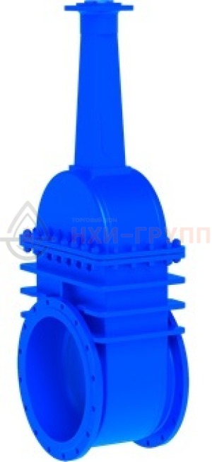 Клиновая задвижка штампосварная с выдвижным шпинделем фланцевая с редуктором 30нж547нж DN 1000 PN 0,4 МПа УХЛ1, корпус ст. 12Х18Н10Т, класс герметичности «С» по ГОСТ 9544-2015