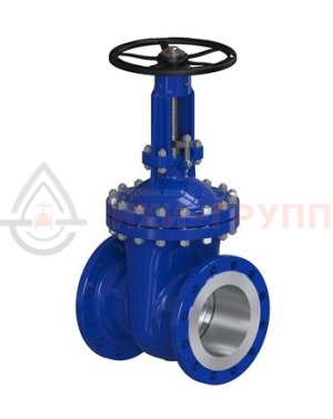 Клиновая задвижка литая с выдвижным шпинделем фланцевая ручная 30лс76нж DN 300 PN 6,3 МПа ХЛ1, корпус ст. 20ГЛ, класс герметичности «А» по ГОСТ 9544-2015