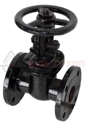 Задвижка параллельная литая с выдвижным шпинделем фланцевая ручная 30ч6бр DN 250 PN 1 МПа У3, корпус чугун, класс герметичности «D» по ГОСТ 9544-2015