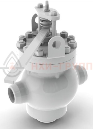 регулирующий клапан под приварку ручной 6с-9-3 DN 150 PN 10,0 МПа Т450 °С, корпус ст. 25Л