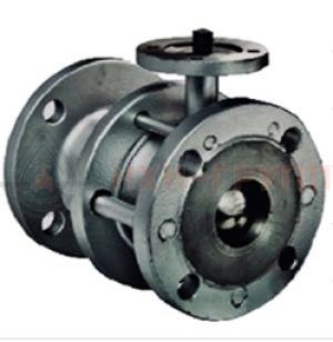 Шаровой кран разборный проходной неполнопроходной фланцевый под электропривод КШ-Р.П.НП.Ф.ЭП.НХИ.065/050.100.01.У DN 65/50 PN 10 МПа, корпус ст. 20, класс герметичности «А» по ГОСТ 9544-2015