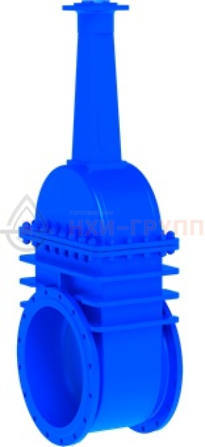 Клиновая задвижка штампосварная с выдвижным шпинделем фланцевая под электропривод 30нж947нж DN 1200 PN 0,4 МПа УХЛ1, корпус ст. 12Х18Н10Т, класс герметичности «С» по ГОСТ 9544-2015