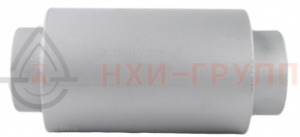 Декоративный компенсатор сильфонный осевой под приварку DEK Lite 80-16-60 L=290 мм, сильфон AISI 321/12X18Н10Т, патрубки ст. 20