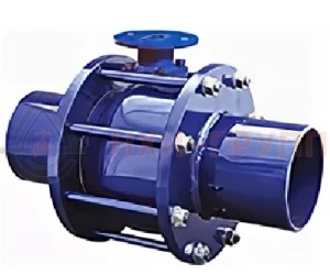 Шаровой кран разборный проходной полнопроходной под приварку под электропривод КШ-Р.П.ПП.П.ЭП.НХИ.150.100.02.ХЛ1 DN 150 PN 10 МПа, корпус ст. 09Г2С, класс герметичности «А» по ГОСТ 9544-2015