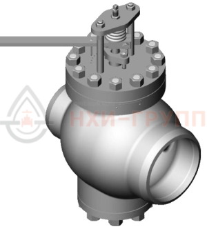 регулирующий клапан под приварку ручной Т-137бм DN 250 PN 10,0 МПа Т300 °С, корпус ст. 25Л