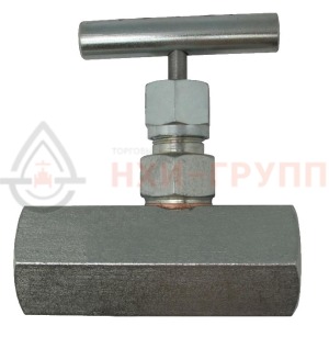 Прямоточный вентиль с эластомерным уплотнением ВПЭ K?''-Н M20?1,5-В DN 5 PN 35 МПа ХЛ1, корпус ст. 09Г2С, класс герметичности «А» по ГОСТ 9544-2015