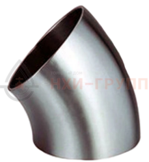 Отвод крутоизогнутый 45 - 426х10 - 20Х18Н10Т  ГОСТ17375 - 2001